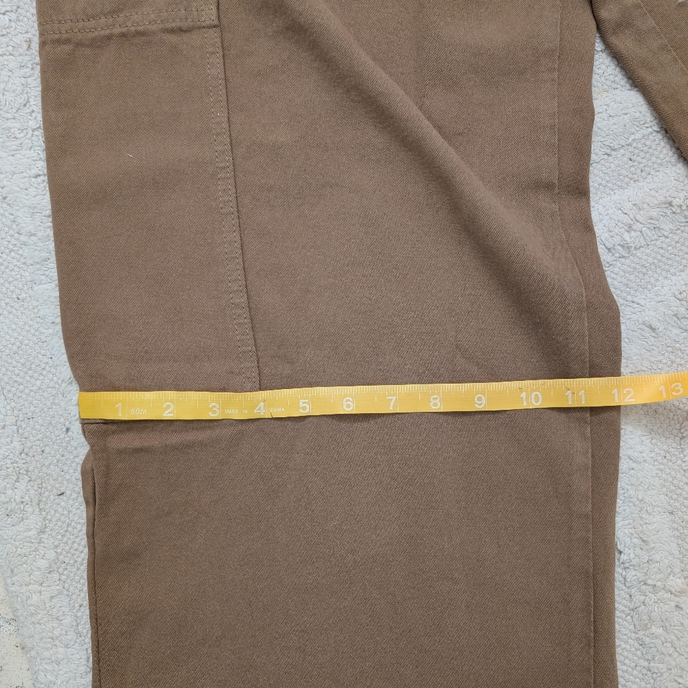 Big Bud Press Wide Leg Cargo Pants in Brown - Picture 12 of 15